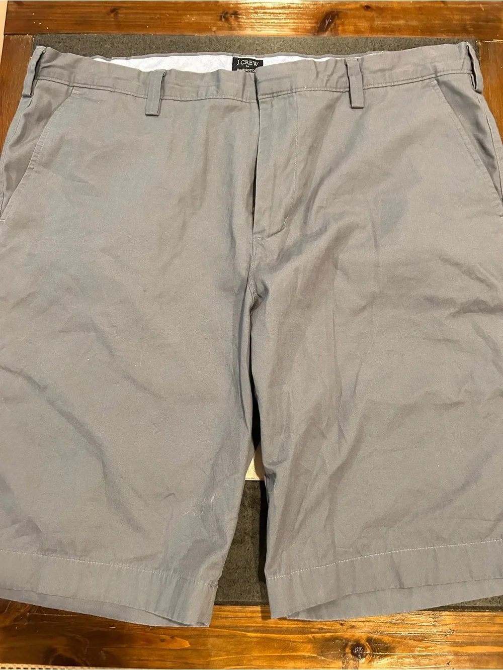 JCREW Men's Classic Gray Cotton Shorts